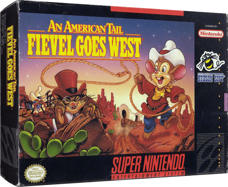 American Tail, An - Fievel Goes West Reproduction Box
