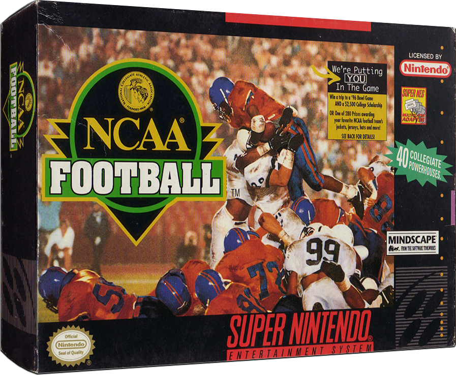 NCAA Football Reproduction Box