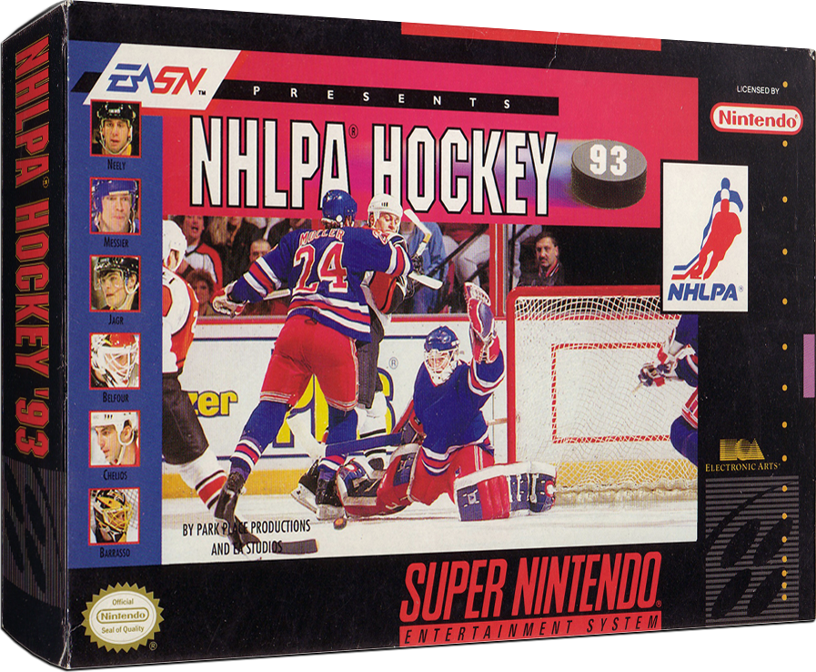 NHLPA Hockey 93 Reproduction Box