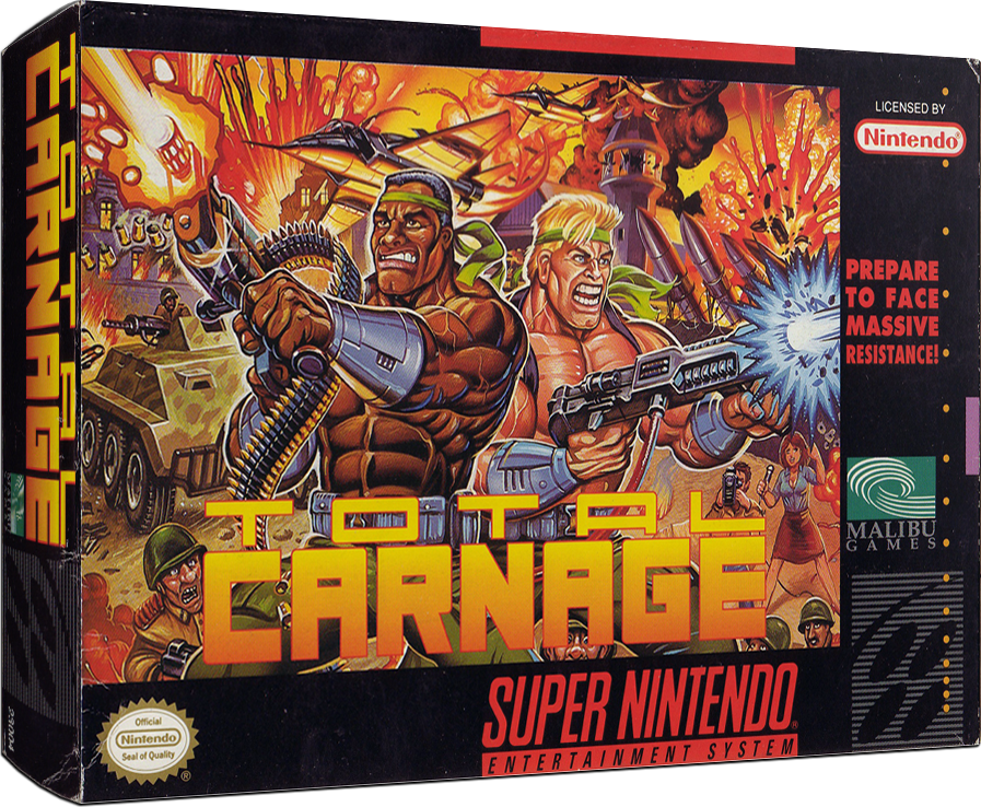 Total Carnage Reproduction Box