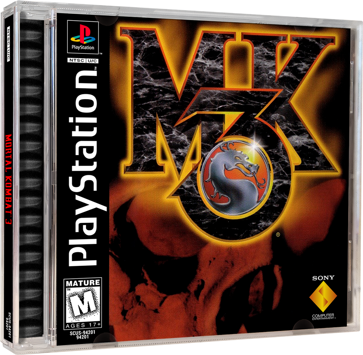 Mortal Kombat 3 | NTSC | Playstation | PS1 | En | Reproduction Case and Booklet - NO GAME
