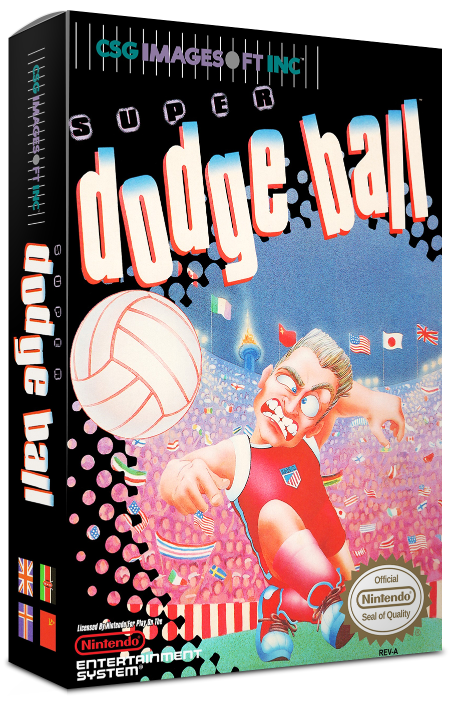 Super Dodge Ball Reproduction Box