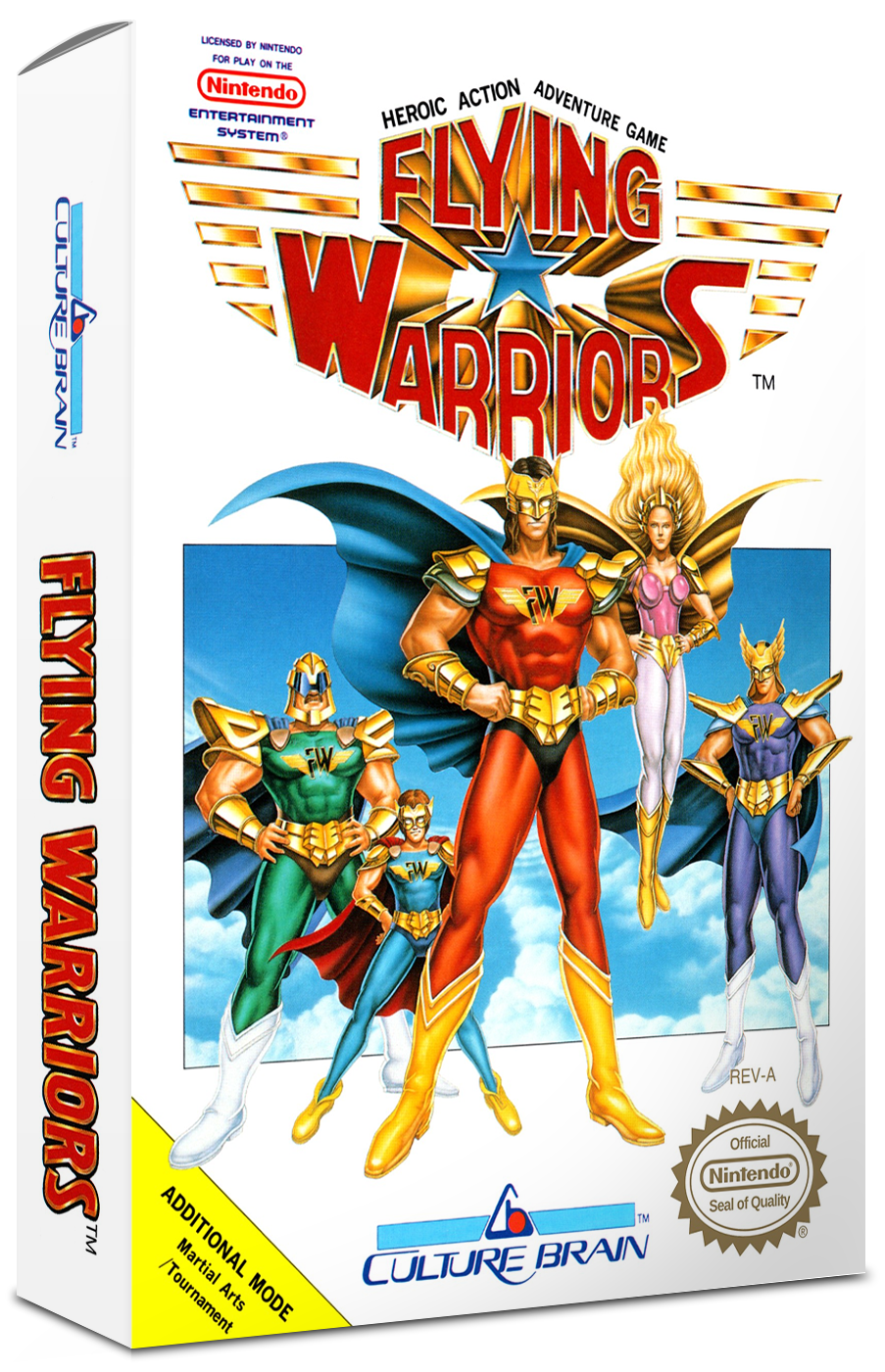 Flying Warriors Reproduction Box