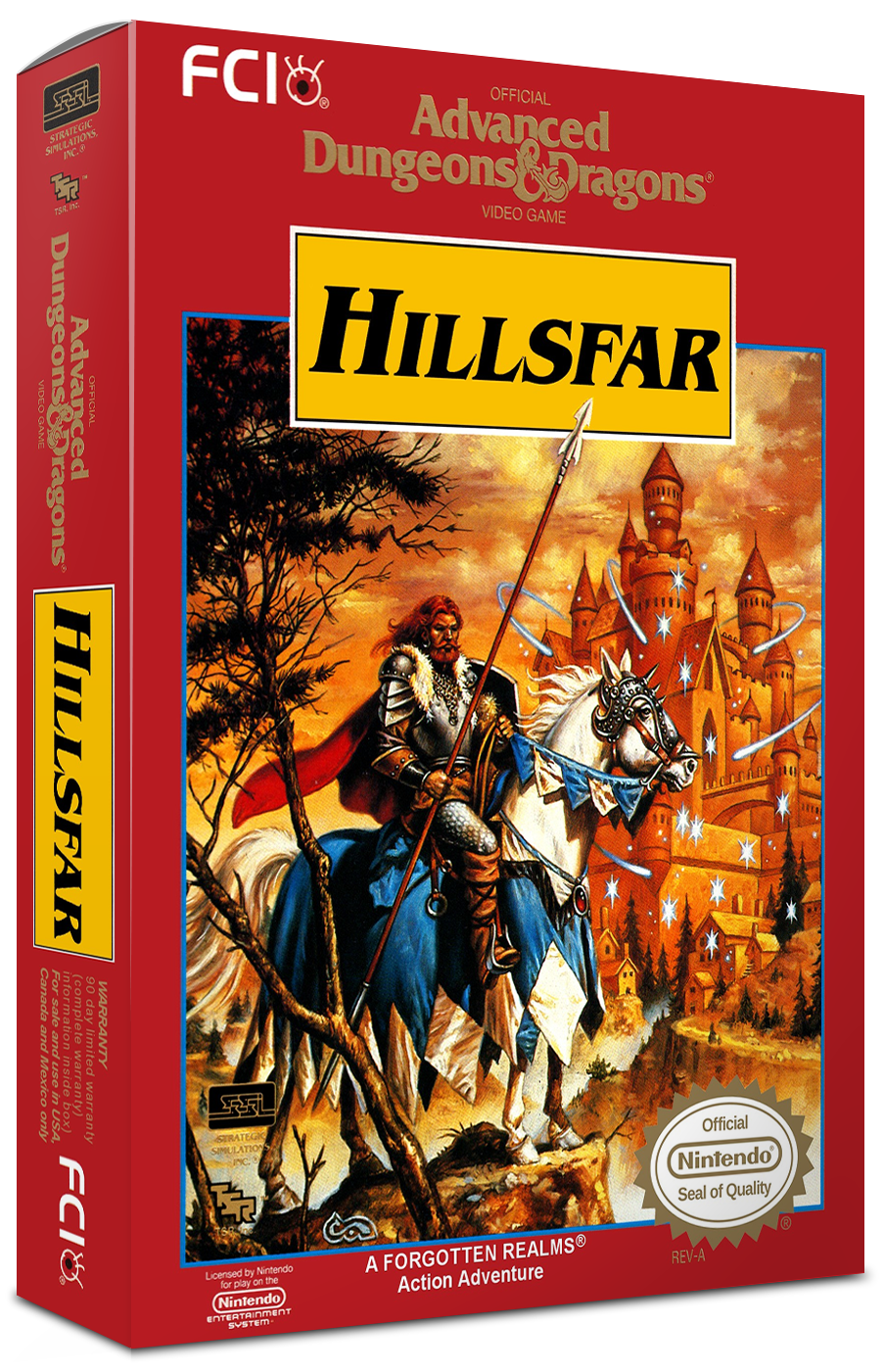 Advanced Dungeons &amp; Dragons: Hillsfar Reproduction Box