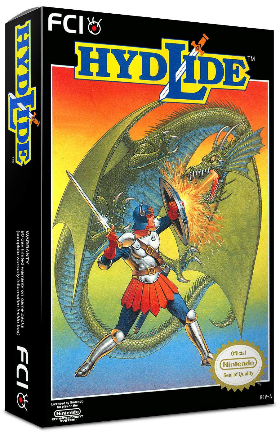 Hydlide Reproduction Box