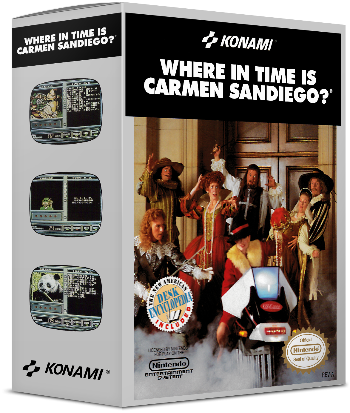 Where in Time Is Carmen Sandiego? Reproduction Box