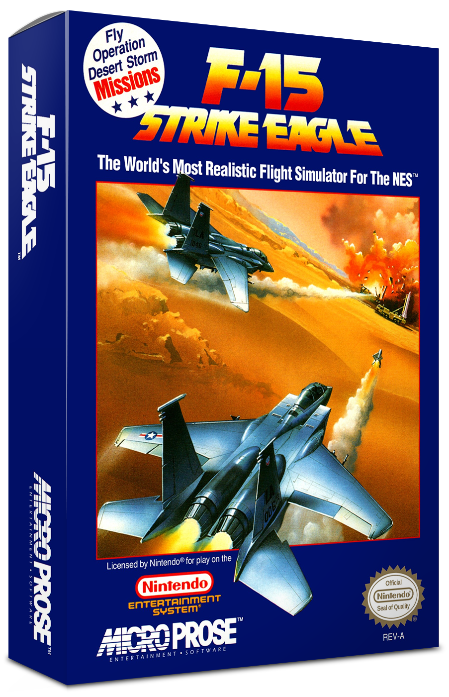 F-15 Strike Eagle Reproduction Box