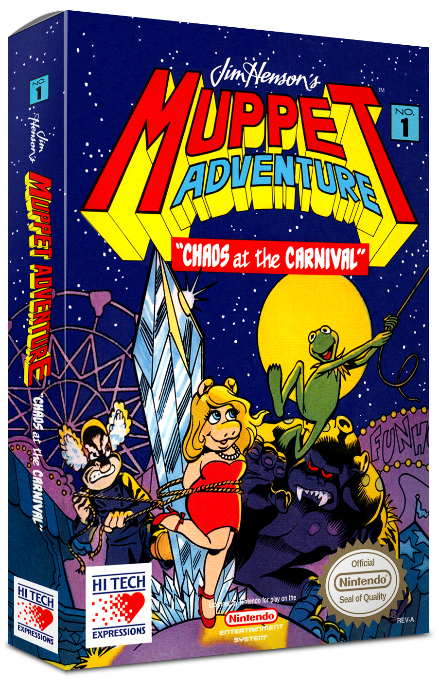 Muppet Adventure: Chaos at the Carnival Reproduction Box