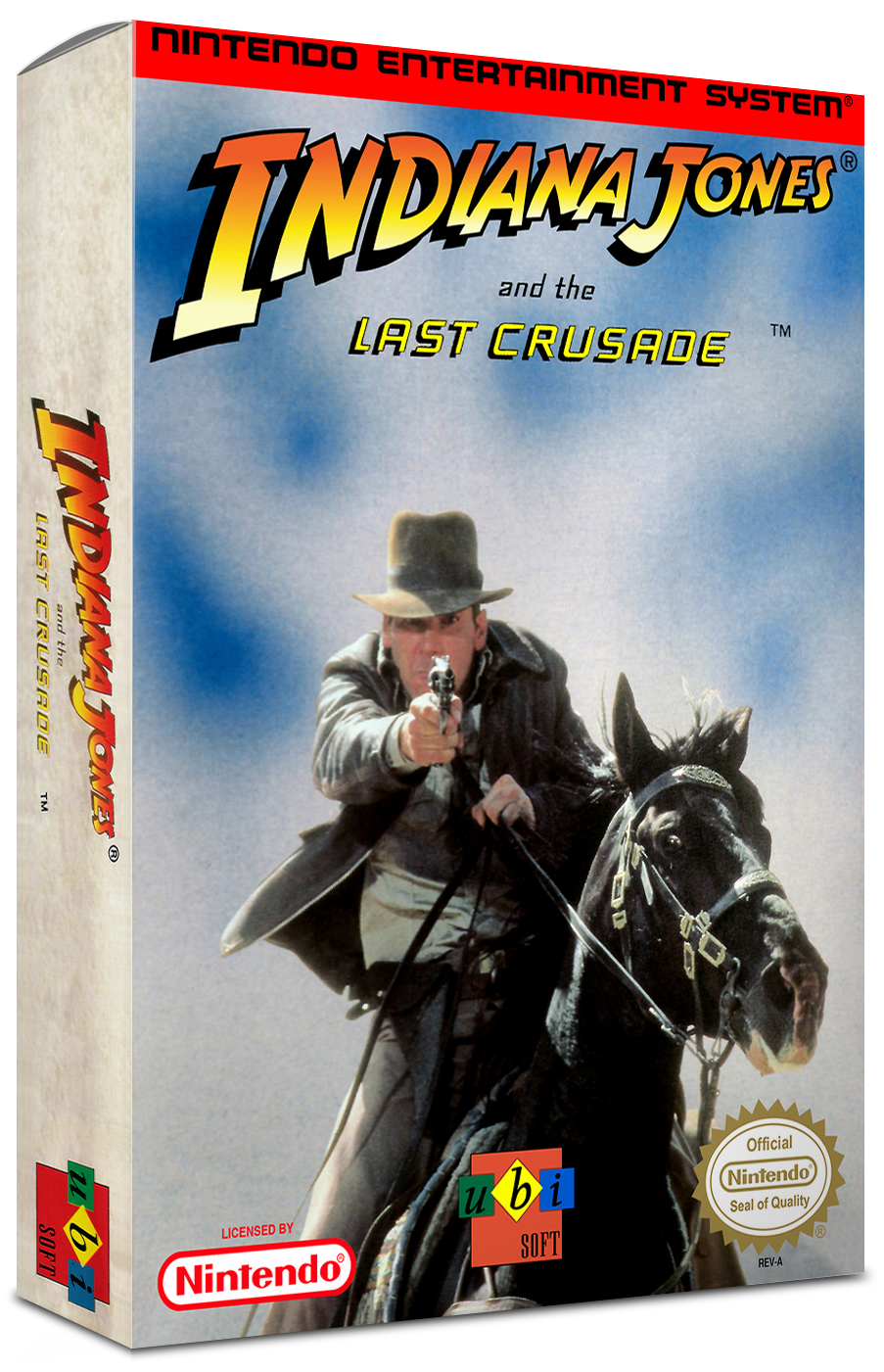 Indiana Jones and the Last Crusade Ubisoft Reproduction Box