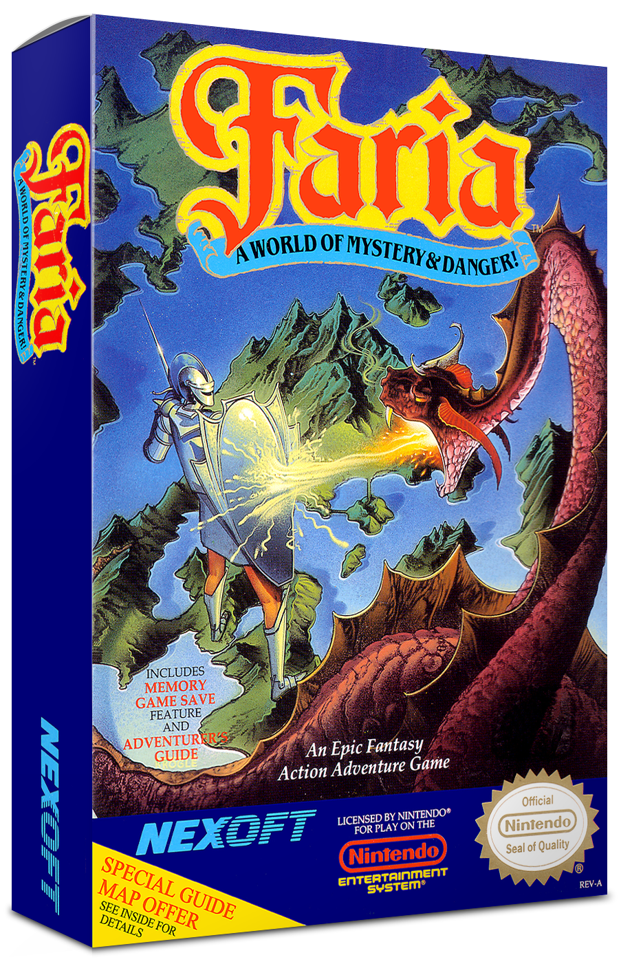 Faria: A World of Mystery &amp; Danger! Reproduction Box