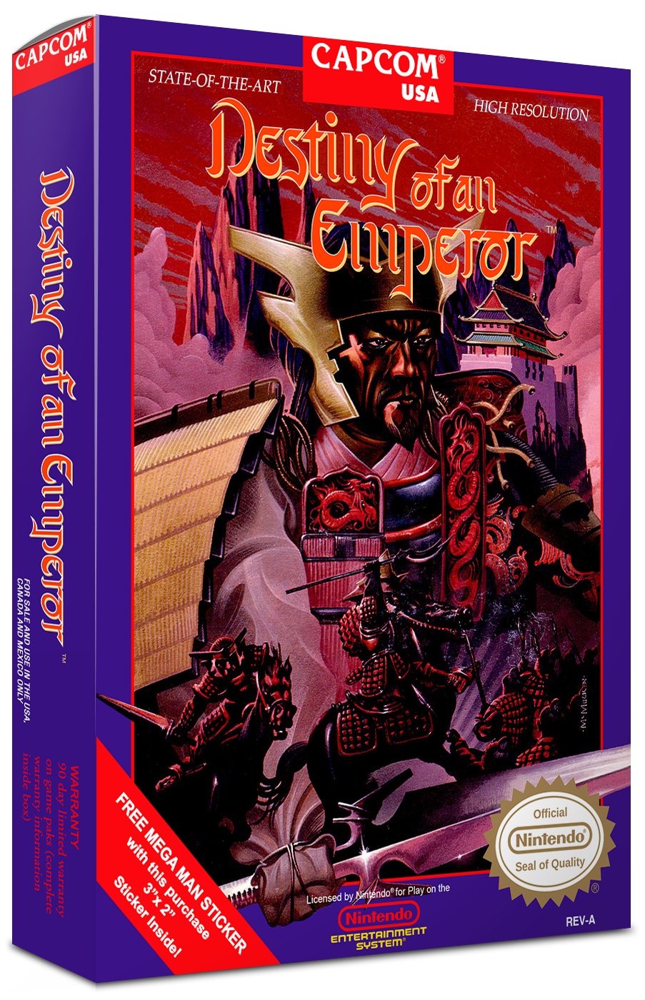 Destiny of an Emperor Reproduction Box