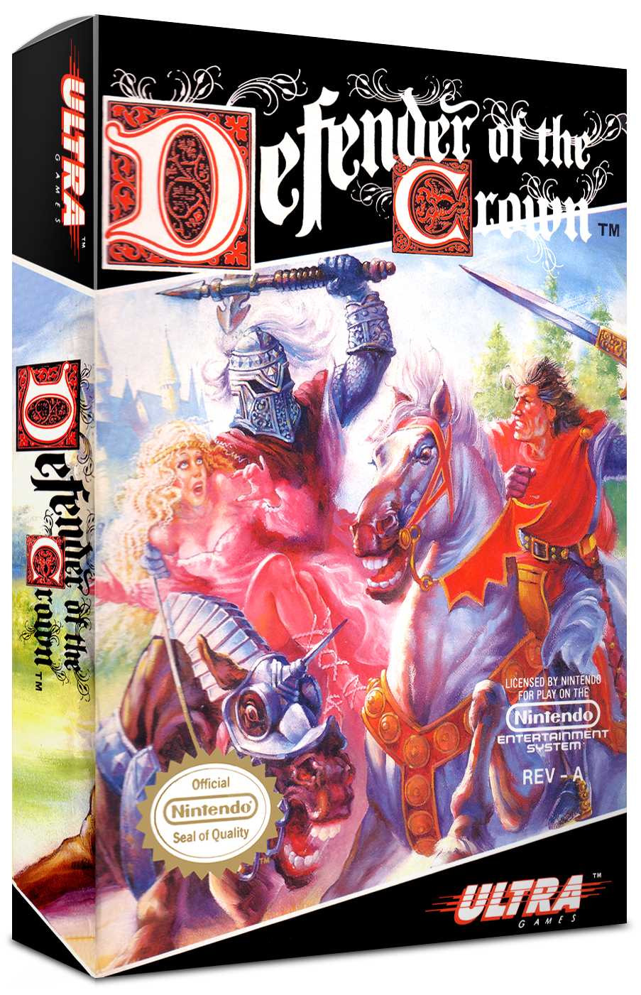 Defender of the Crown Reproduction Box