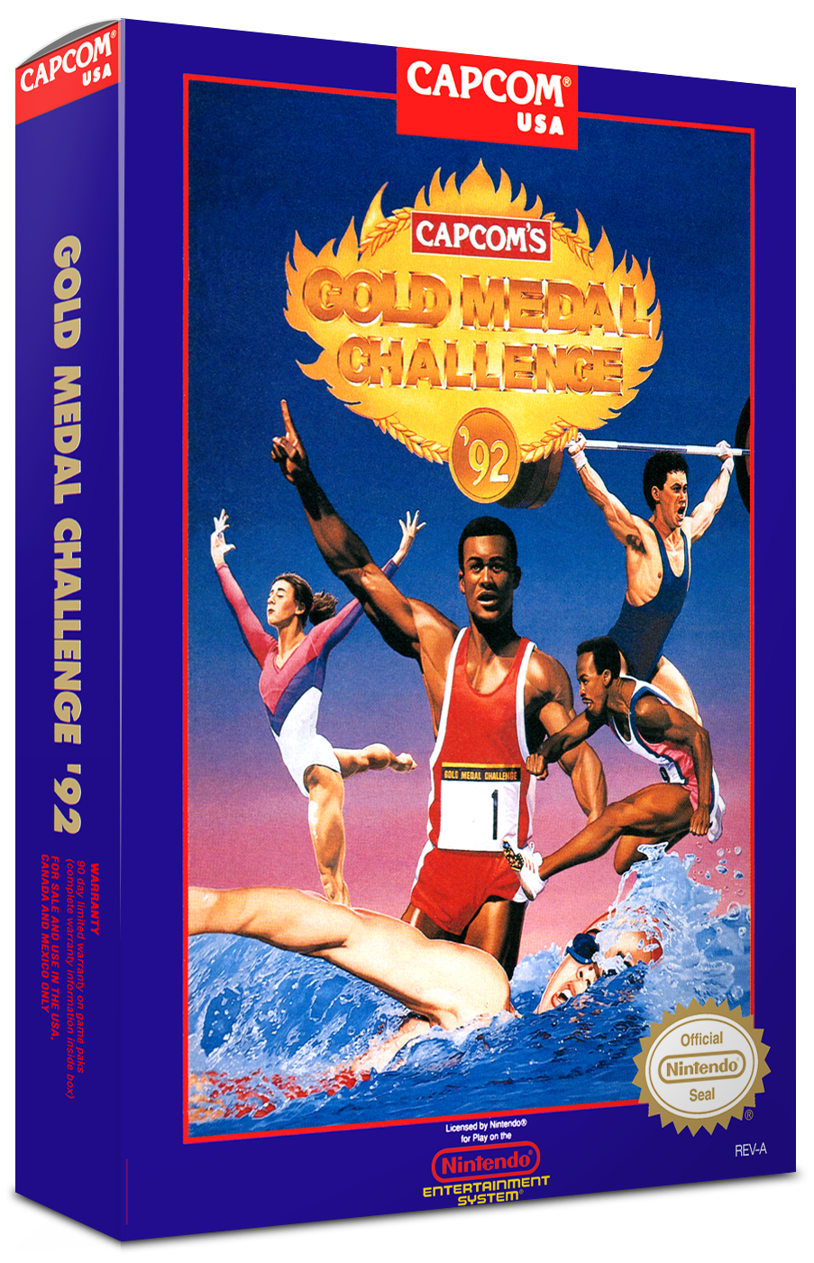 Gold Medal Challenge '92 Reproduction Box