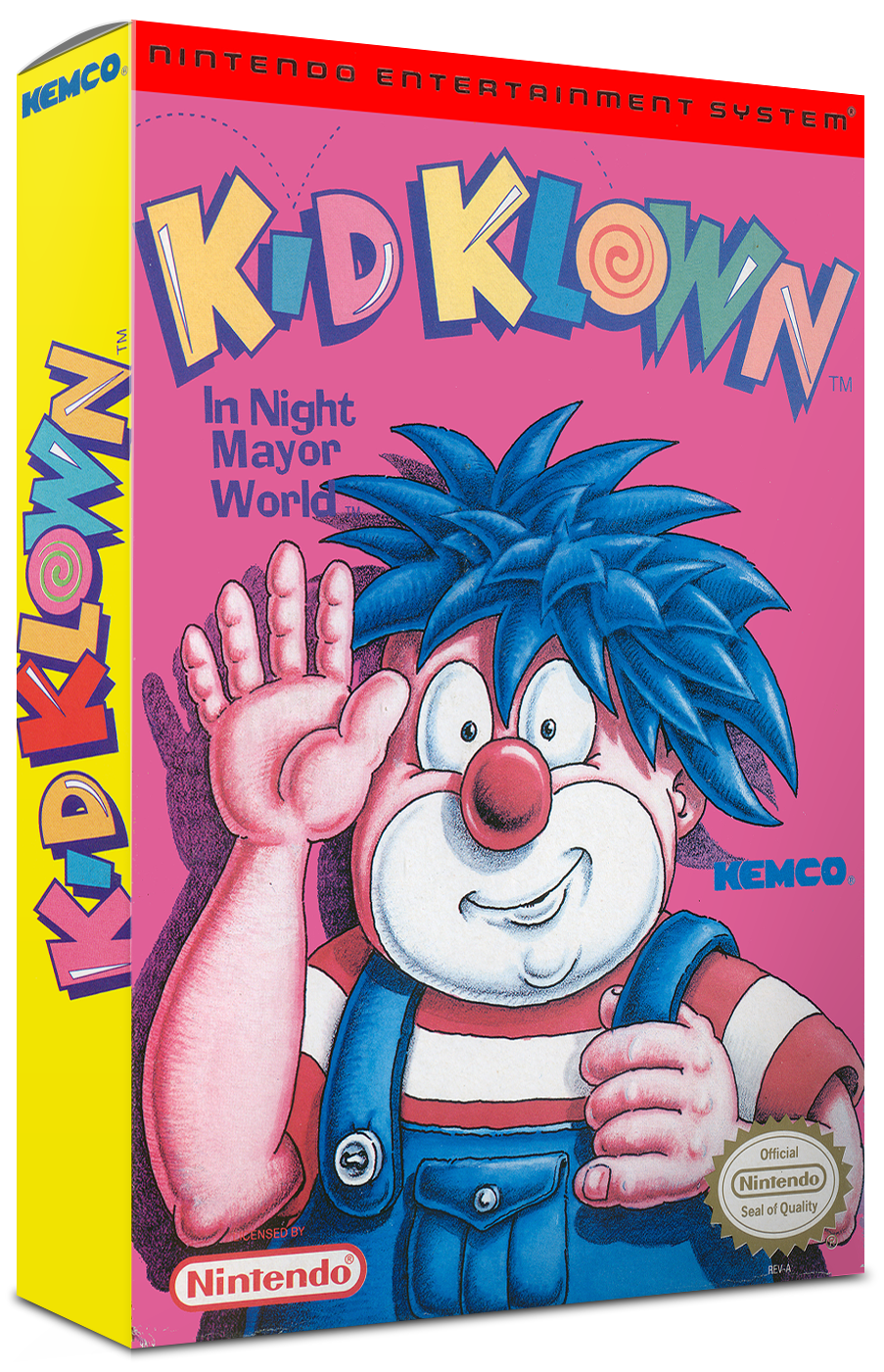 Kid Klown in Night Mayor World Reproduction Box