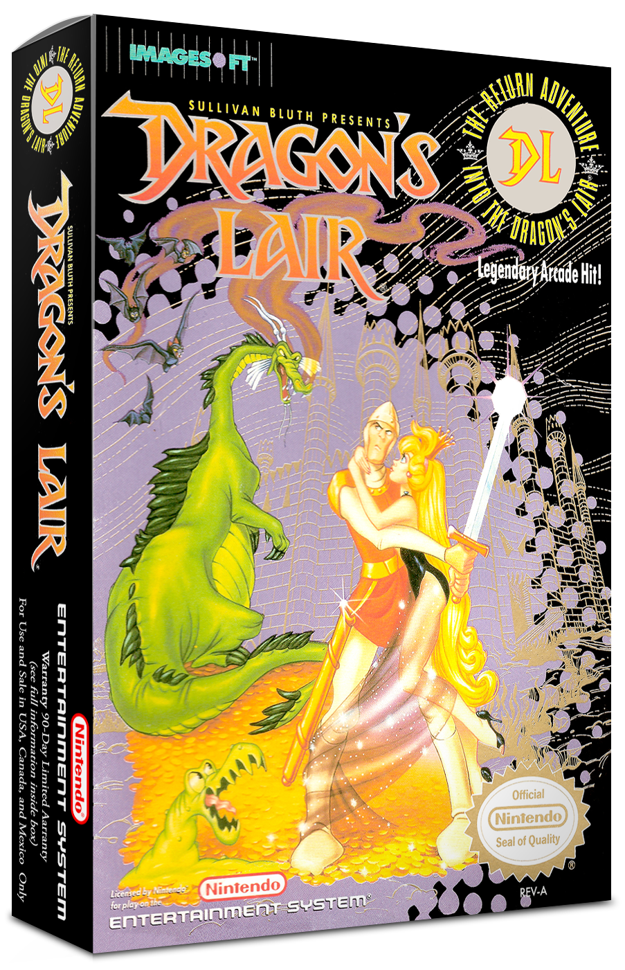 Sullivan Bluth Presents: Dragon's Lair Reproduction Box