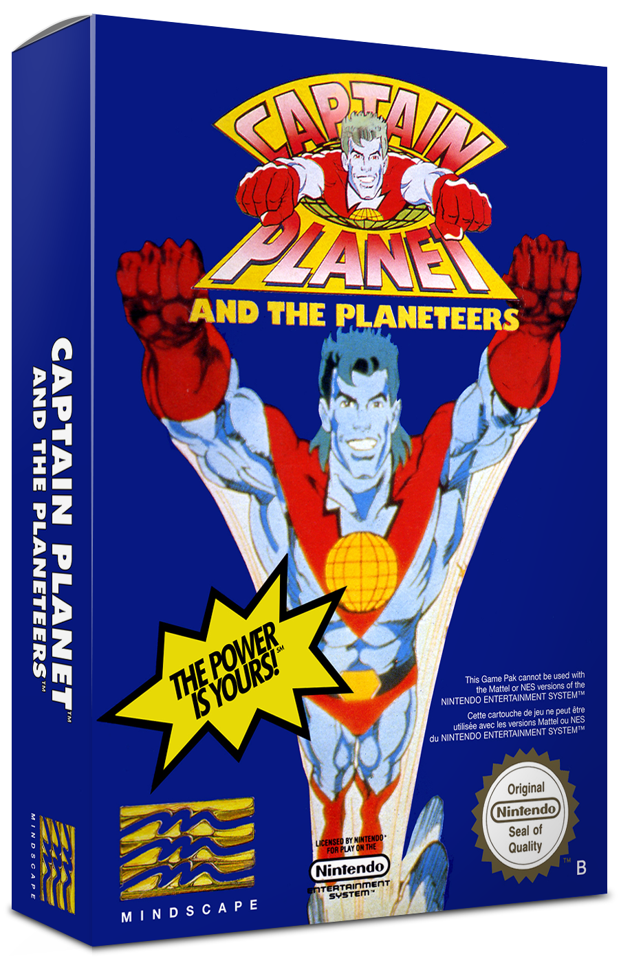 Captain Planet and the Planeteers Reproduction Box