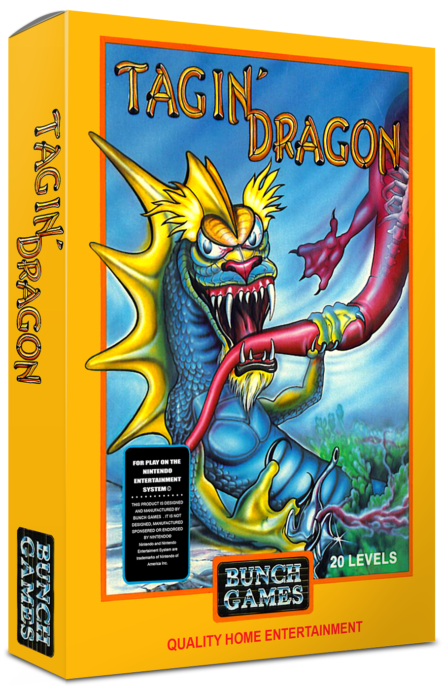 Tagin' Dragon Reproduction Box