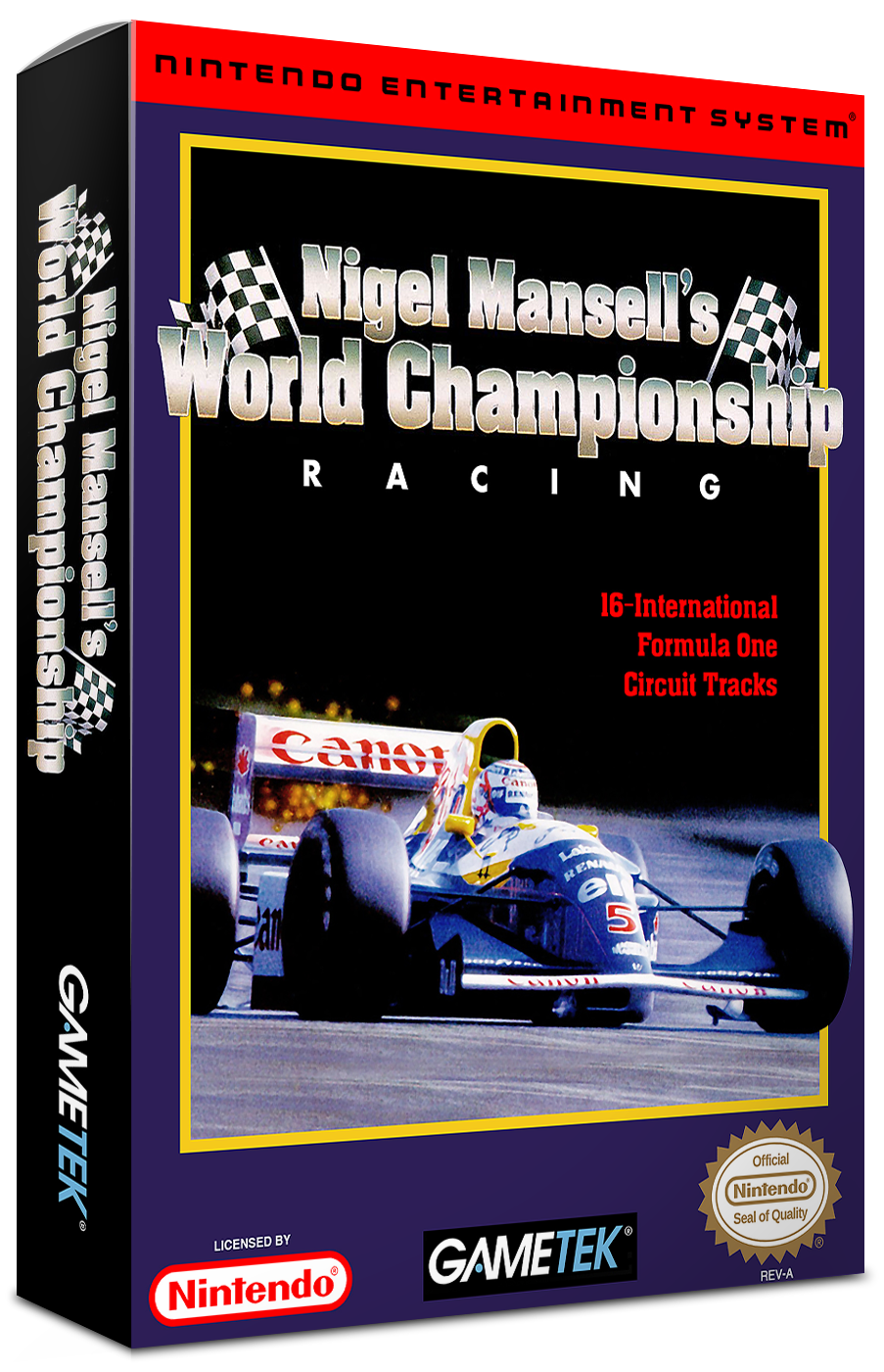 Nigel Mansell's: World Championship Racing Reproduction Box
