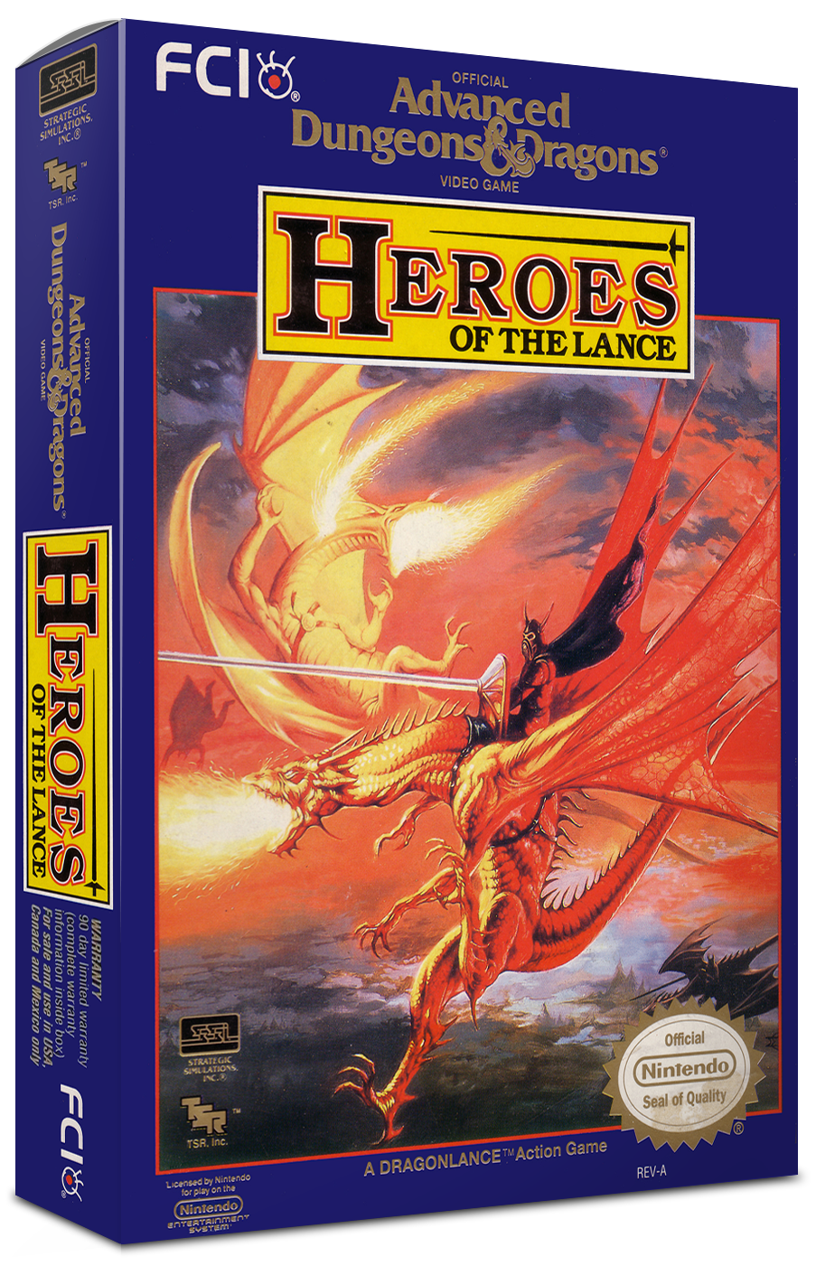 Advanced Dungeons &amp; Dragons: Heroes of the Lance Reproduction Box
