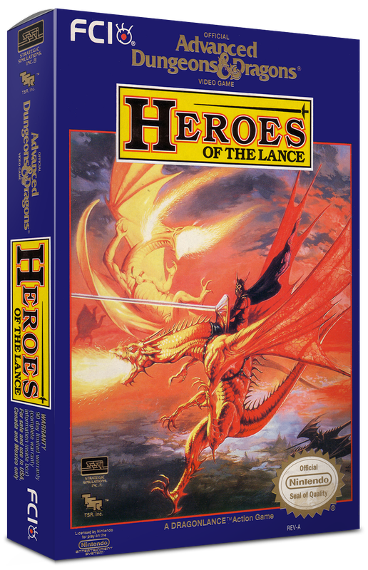 Advanced Dungeons &amp; Dragons: Heroes of the Lance Reproduction Box