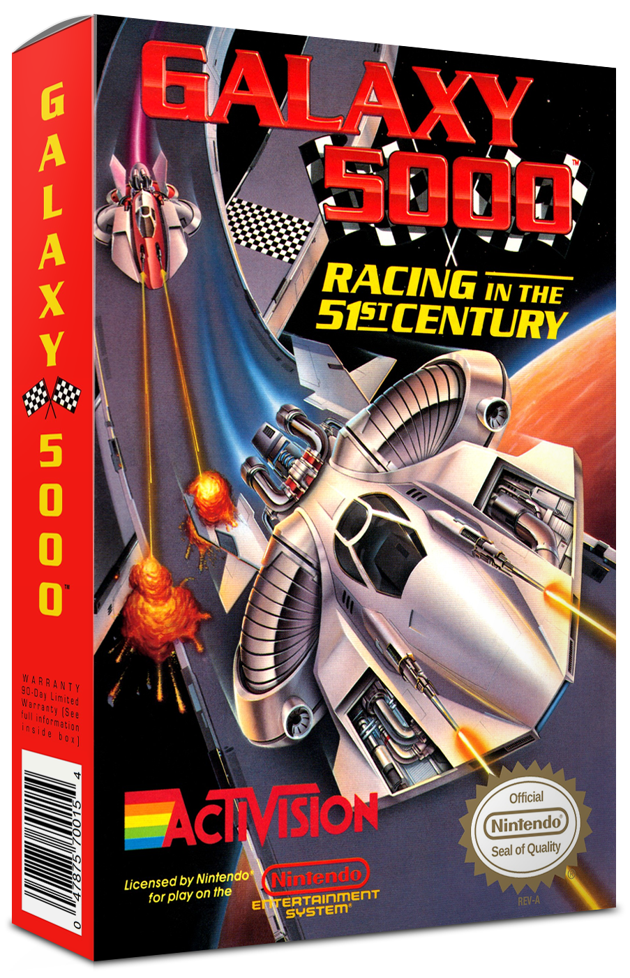 Galaxy 5000: Racing in the 51st Century Reproduction Box