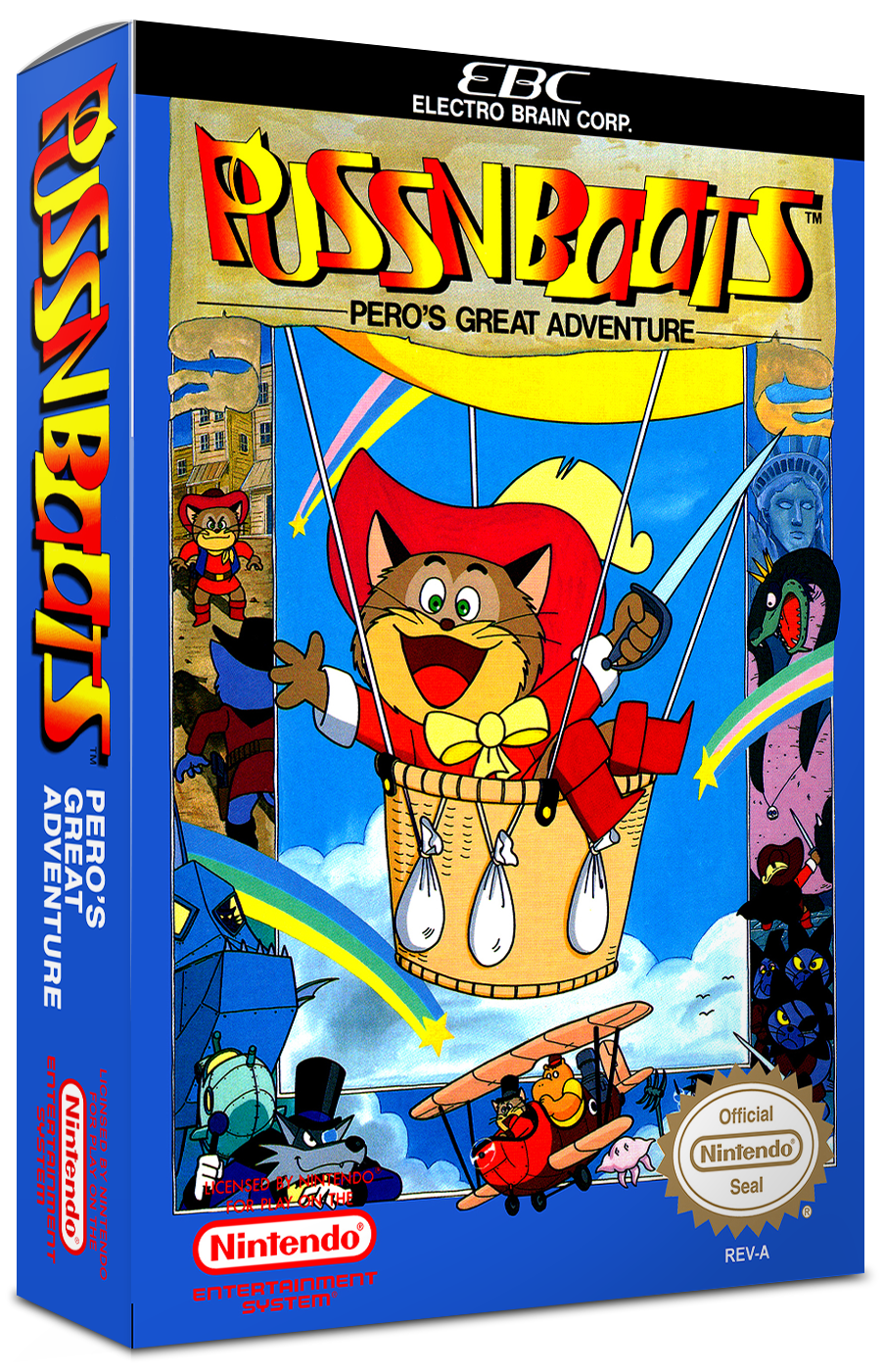 Puss N' Boots: Pero's Great Adventure Reproduction Box