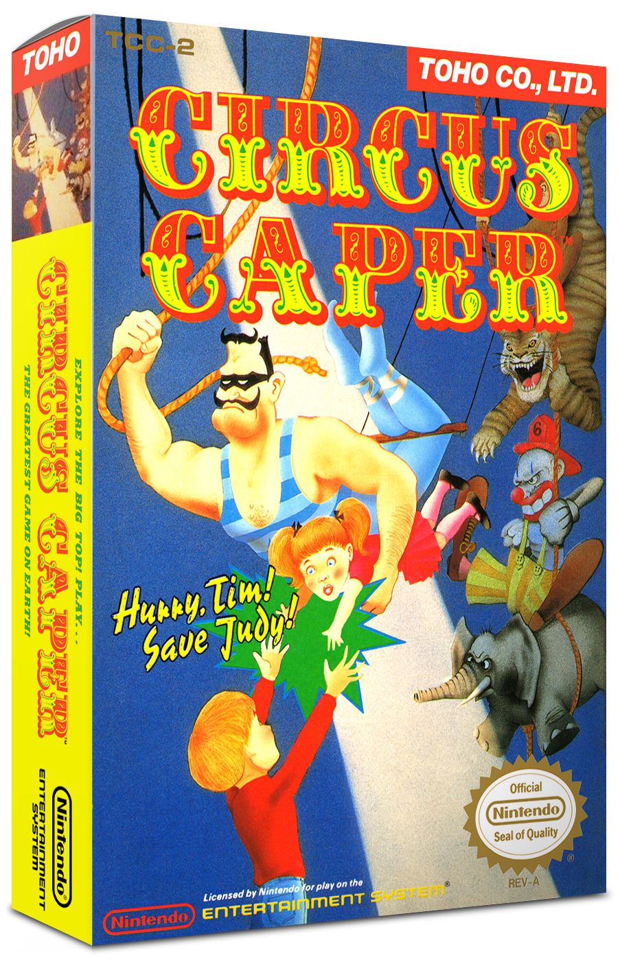 Circus Caper Reproduction Box