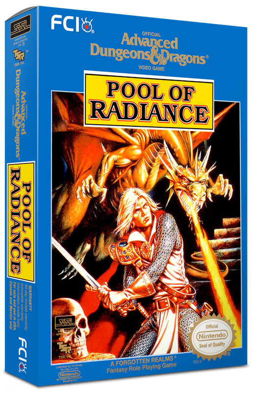 Advanced Dungeons &amp; Dragons: Pool of Radiance Reproduction Box