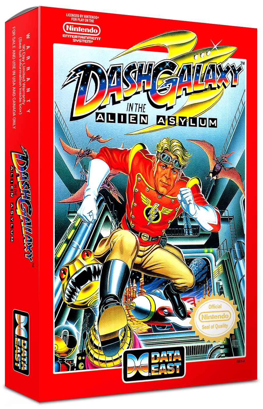 Dash Galaxy: in the Alien Asylum Reproduction Box