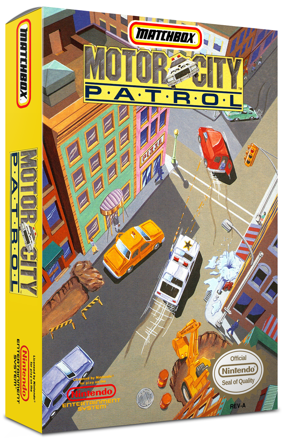 Motor City Patrol Reproduction Box