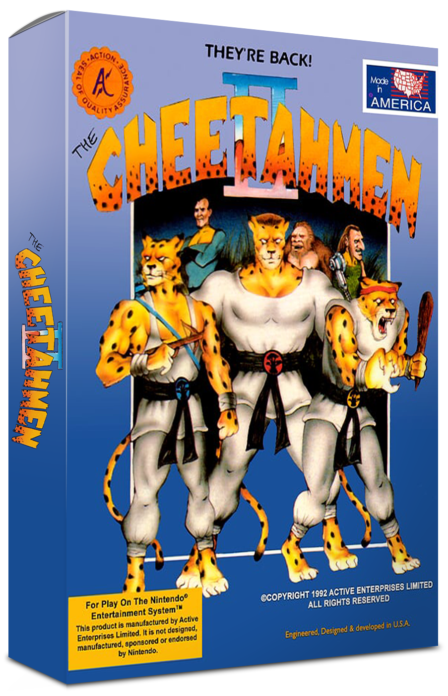 Cheetahmen II, The Reproduction Box