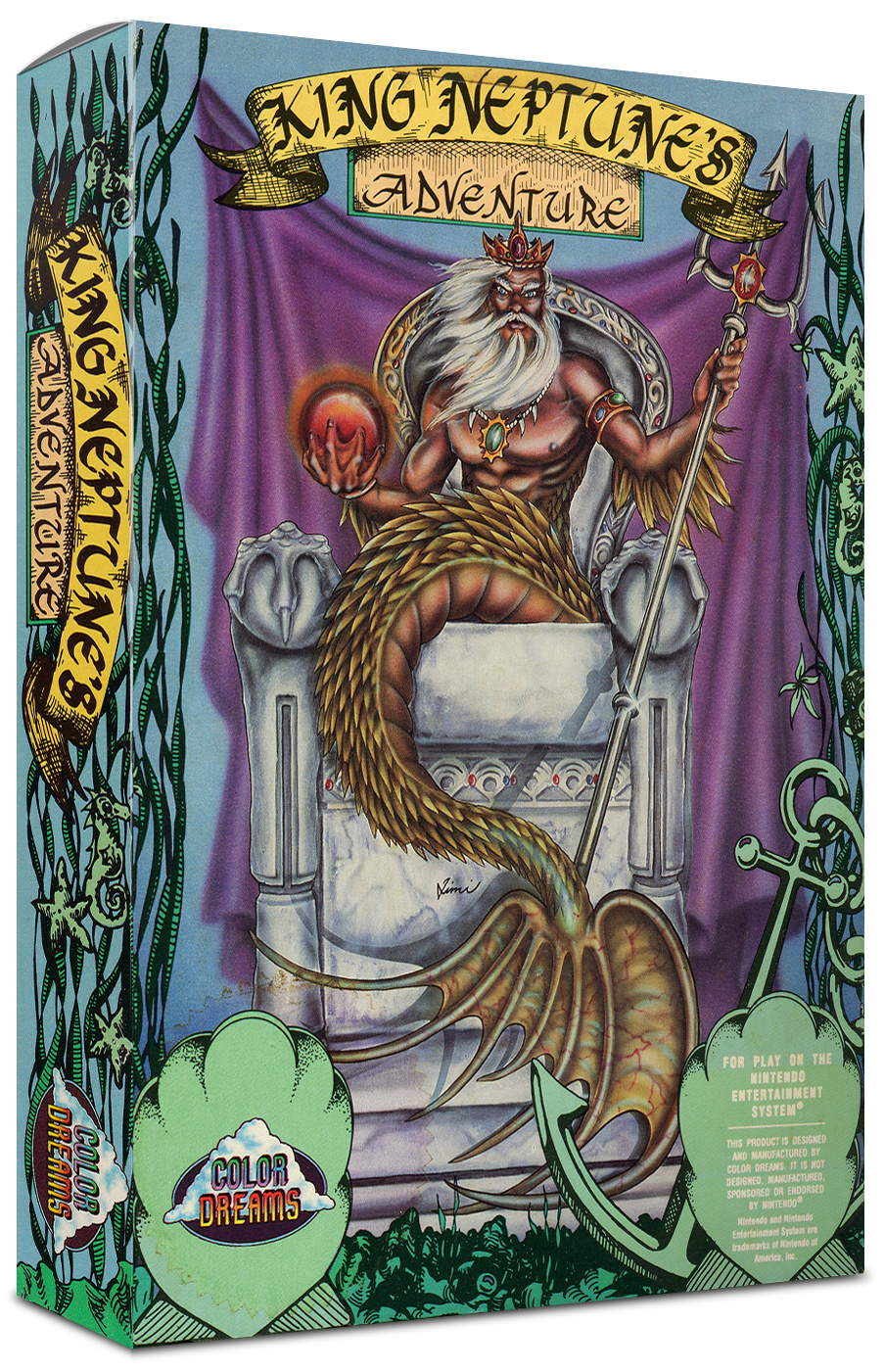 King Neptune's Adventure Reproduction Box