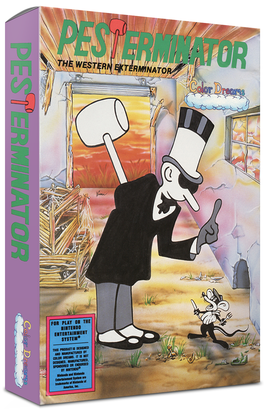 Pesterminator - The Western Exterminator Reproduction Box