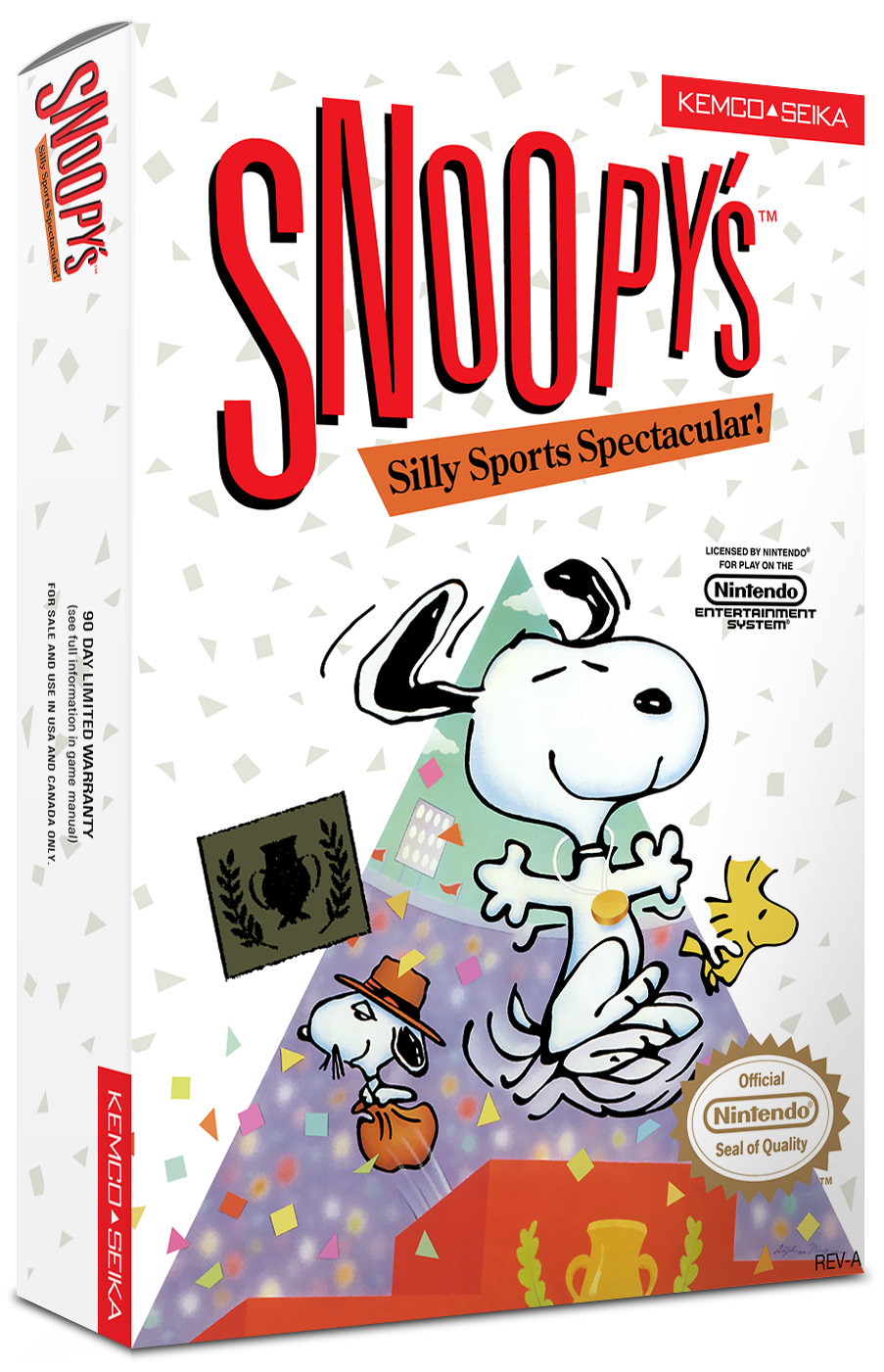Snoopy's Silly Sports Spectacular Reproduction Box
