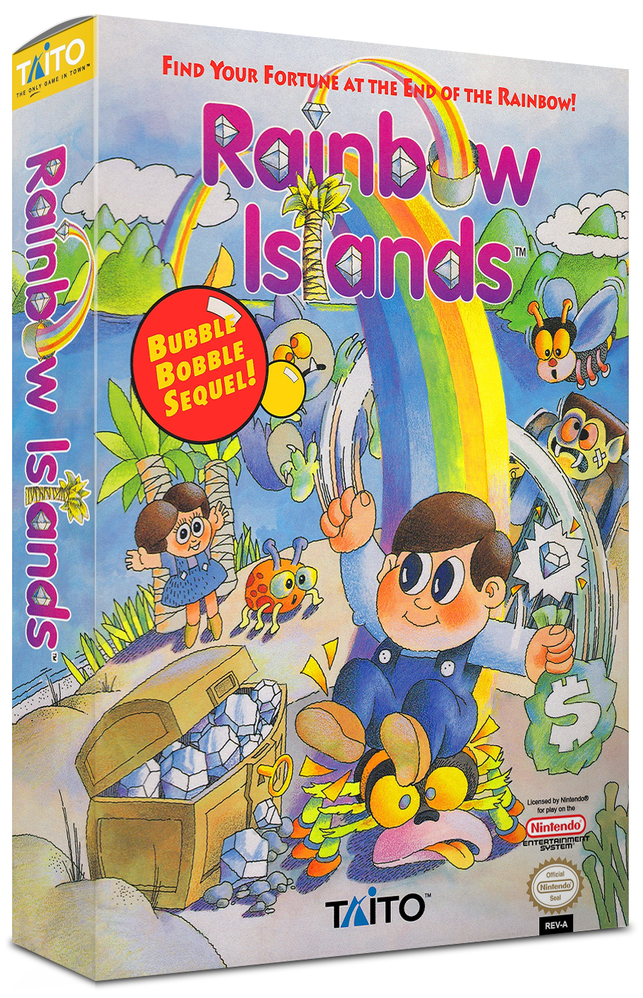 Rainbow Islands Reproduction Box