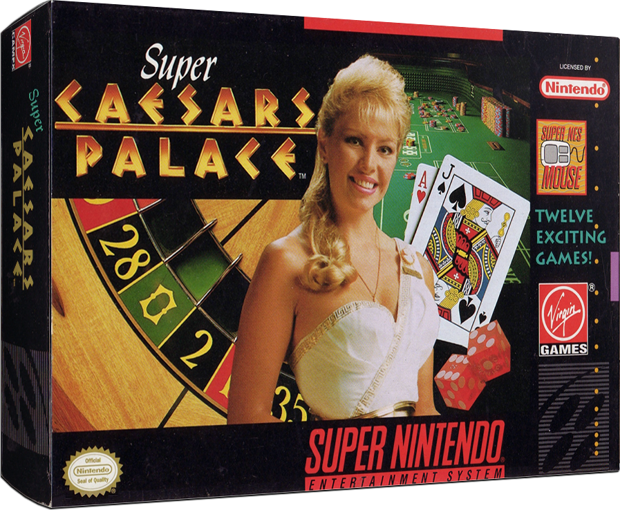 Super Caesars Palace Reproduction Box