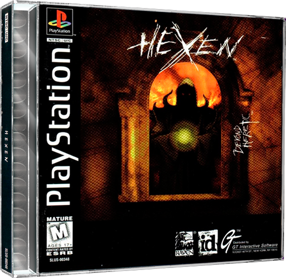 Hexen | NTSC | Playstation | PS1 | En | Reproduction Case and Booklet - NO GAME