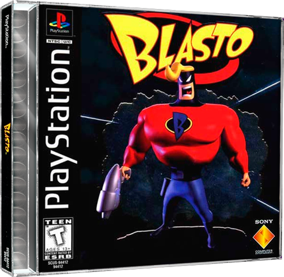 Blasto | NTSC | Playstation | PS1 | En | Reproduction Case and Booklet - NO GAME