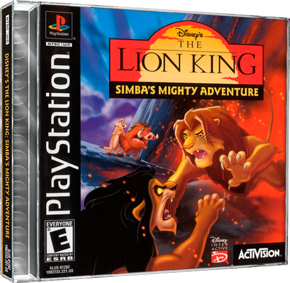 The Lion King Simbas Mighty Adventure | NTSC | Playstation | PS1 | En | Reproduction Case and Booklet - NO GAME