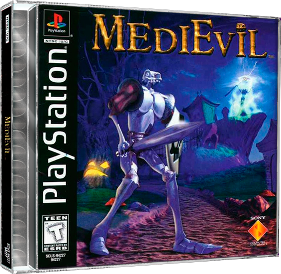 MediEvil | NTSC | Playstation | PS1 | En | Reproduction Case and Booklet - NO GAME