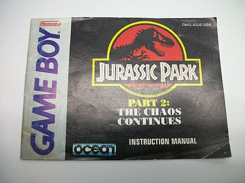 Jurassic Park Part 2 The Chaos Continues Reproduction Manual