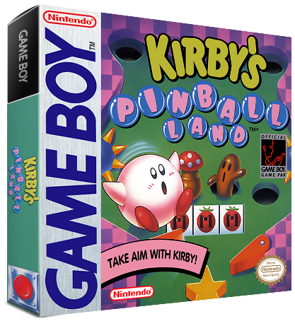 Kirbys Pinball Land Reproduction Box