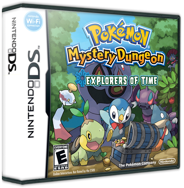 Pokemon Mystery Dungeon Explorers of Time | NTSC | Nintendo DS | NDS | En | Reproduction Case and Booklet - NO GAME