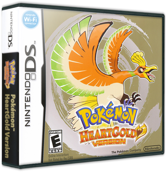 Pokemon HeartGold Version | NTSC | Nintendo DS | NDS | En | Reproduction Case and Booklet - NO GAME