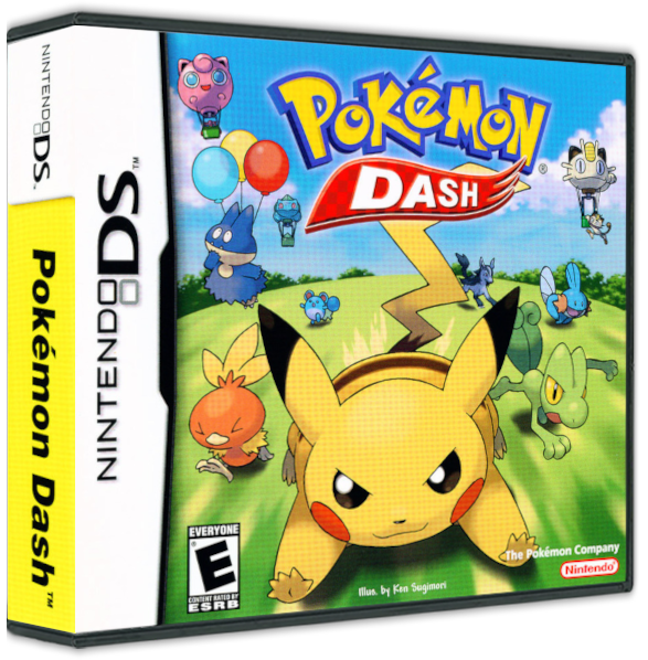 Pokemon Dash | NTSC | Nintendo DS | NDS | En | Reproduction Case and Booklet - NO GAME