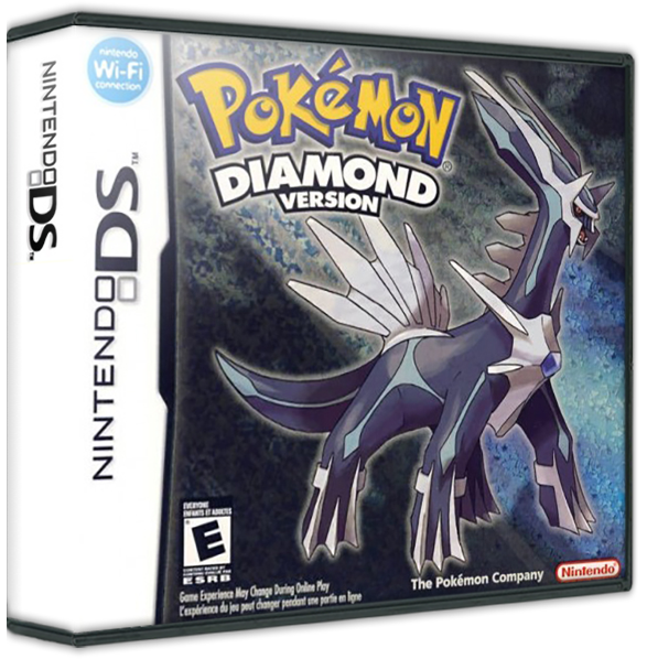 Pokemon Diamond Version | NTSC | Nintendo DS | NDS | En | Reproduction Case and Booklet - NO GAME