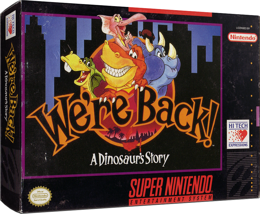 Were Back A Dinosaurs Story Reproduction Box