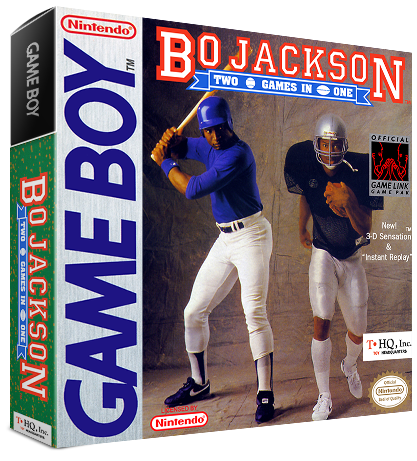 Bo Jackson Two Games In One Reproduction Box