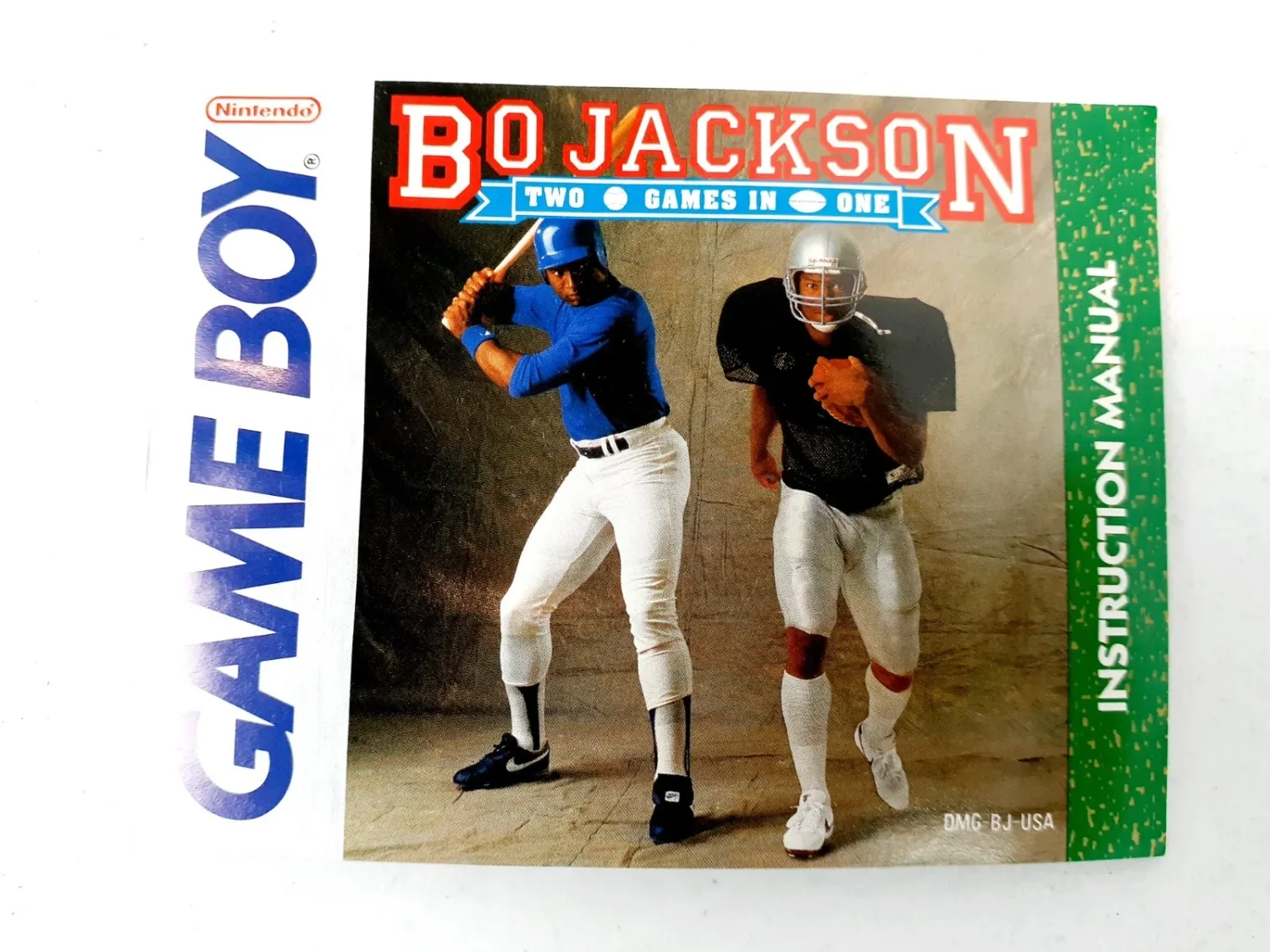 Bo Jackson Two Game In One Reproduction Manual