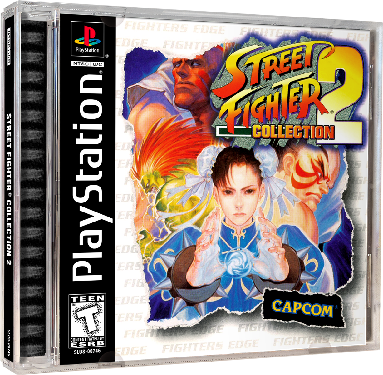 Street Fighter Collection 2 | NTSC | Playstation | PS1 | En | Reproduction Case and Booklet - NO GAME
